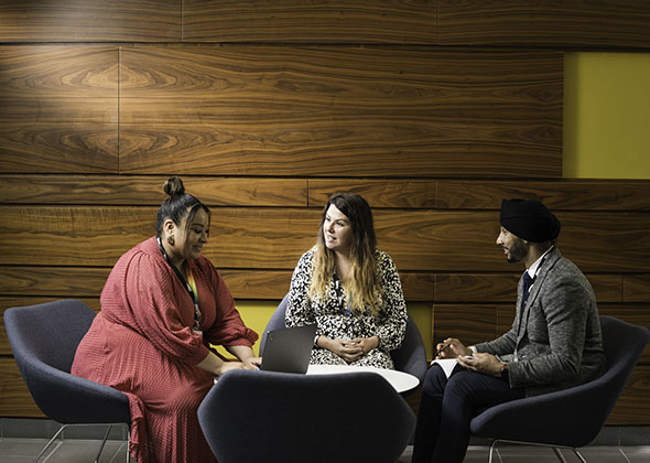 employees collaborating